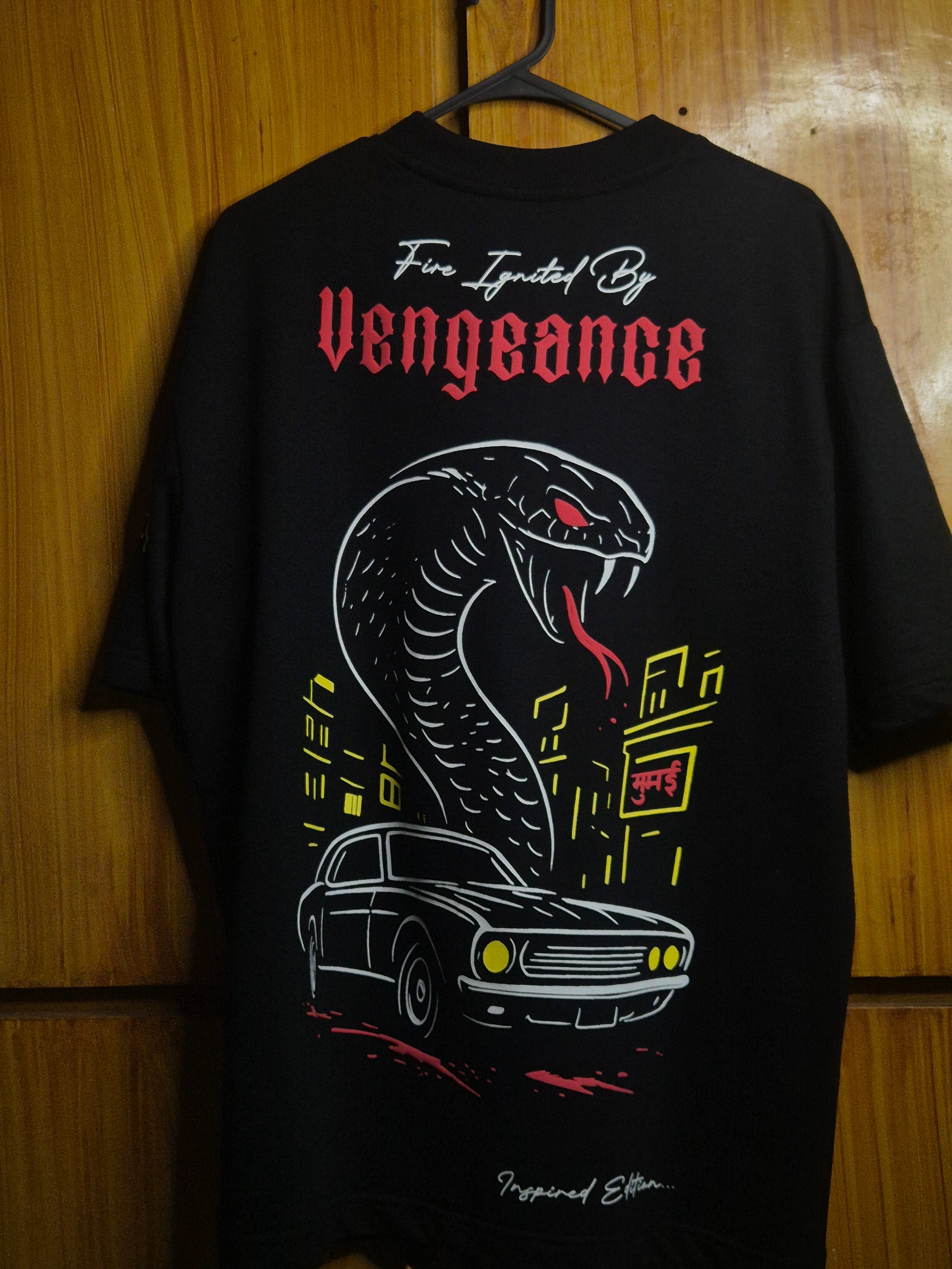 Vengeance T shirt (Special Puff Printed)