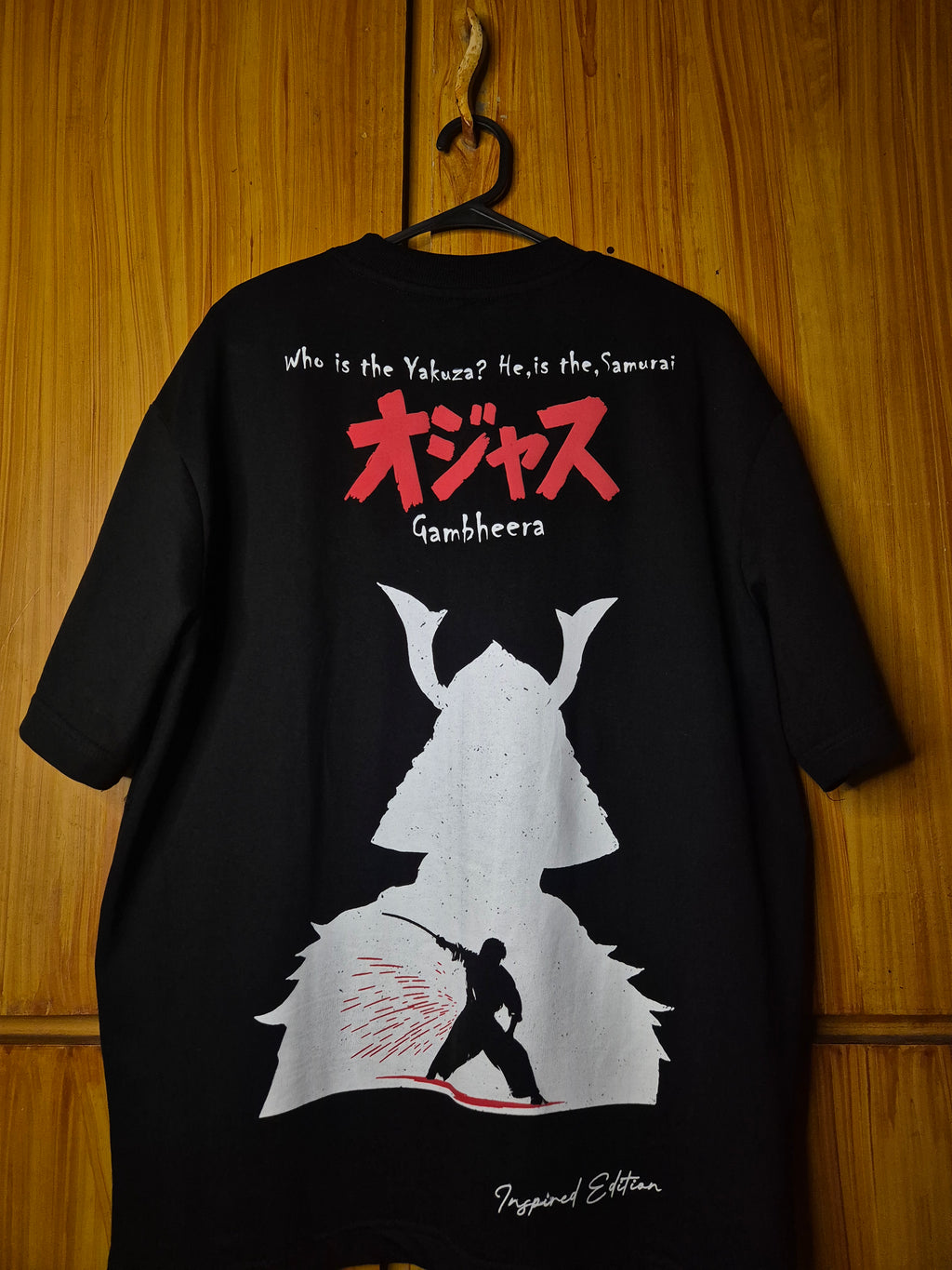 Samurai T shirt (Special Puff Printed)