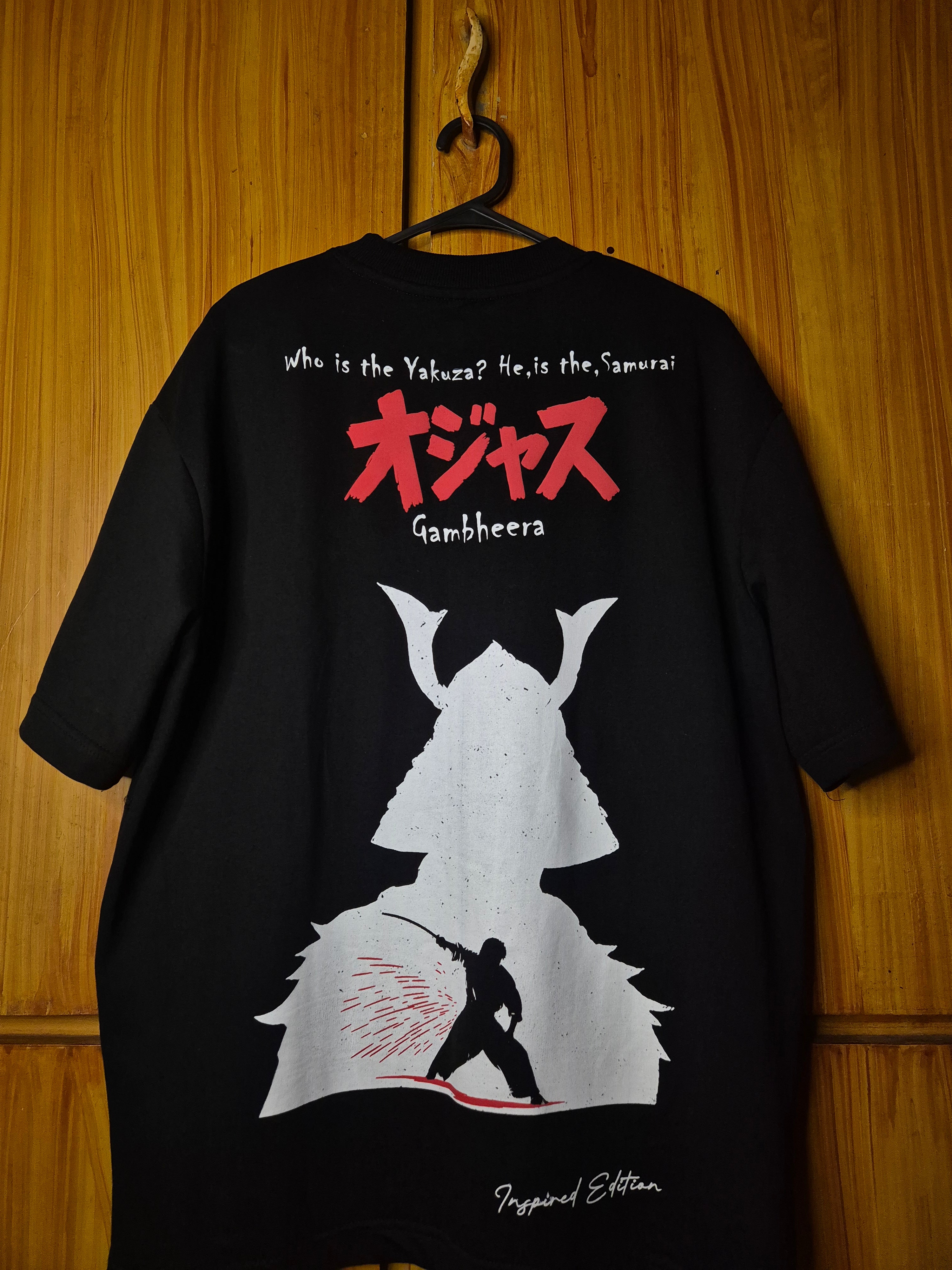 Samurai T shirt (Special Puff Printed)
